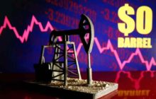 Crude Oil prices dropped below zero