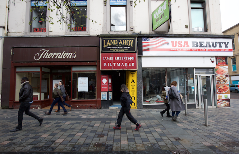Union Street business owners in Scotland speak of huge crime rates