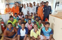 MRCC saves 16 precious lives of fishermen in distress at sea