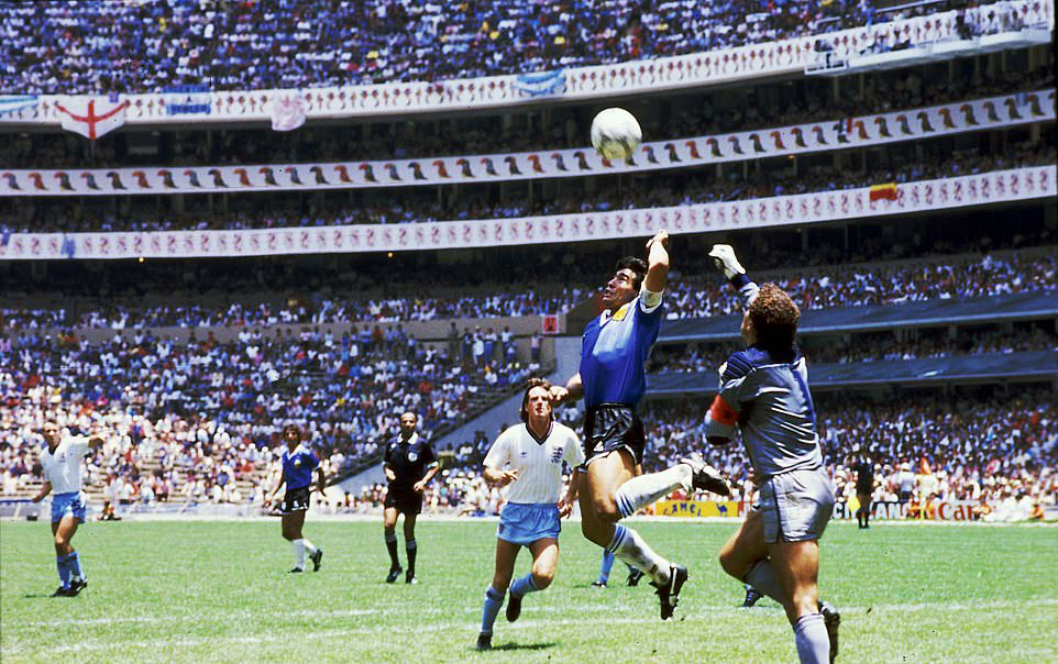 Maradona's Hand of God was responsible for England's elimination from the 1986 World Cup